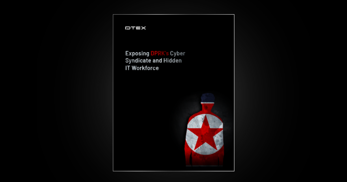 DPRK Cyber Report Insider Risk Management